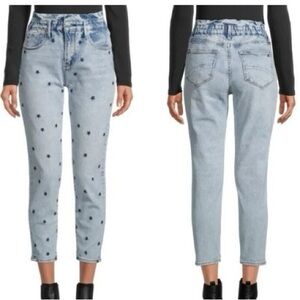 Driftwood Elon Star Embroidered Jeans Size 28